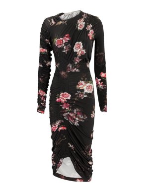 Preen by Thornton Bregazzi Rene Floral Ruched Dress