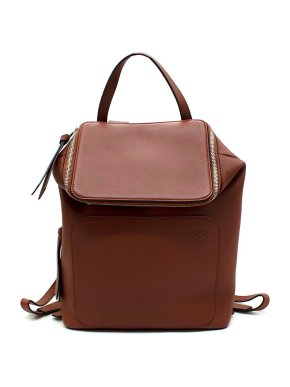 Loewe Goya Brown Leather Backpack