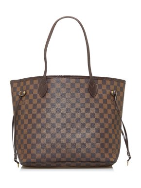 Louis Vuitton Damier Ebene Neverfull MM Tote Bag