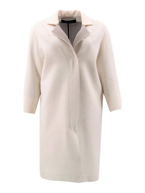 Roland Mouret Cream Contrasting Coat