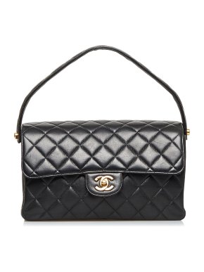 Chanel Lambskin Quilted Double Sided Flap Bag