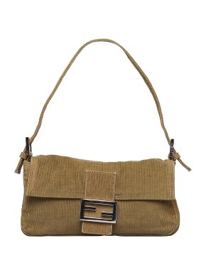 Fendi Corduroy Baguette Bag