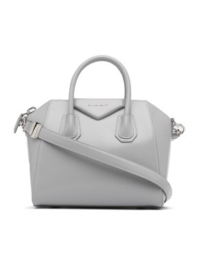 Givenchy Grey Leather Small Antigona Bag