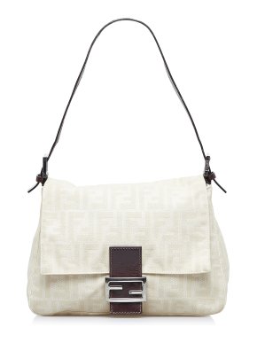 Fendi Zucca Mamma Forever Baguette Bag