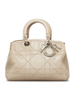 Dior Lambskin Cannage Granville Polochon Bag