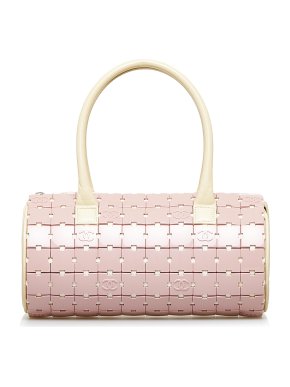 Chanel Lucite Puzzle Barrel Handbag