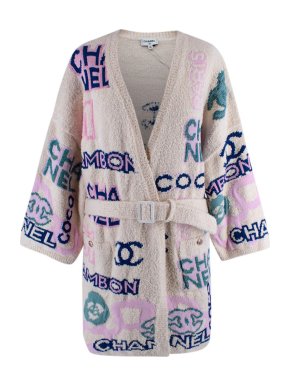 Chanel Sold-out Collectors Spring '23 Coco Logo Cotton Knit Cardigan