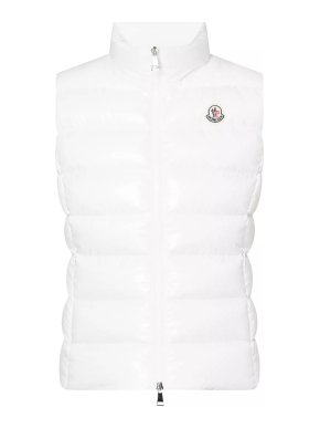 Moncler Ghany White Down Gilet
