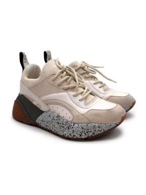 Stella McCartney Faux Suede & Leather Eclypse Trainers