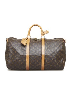 Louis Vuitton Monogram Keepall Bandouliere 50 Duffle Bag