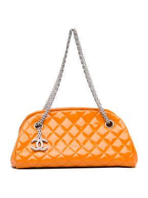 Chanel Small Patent Just Mademoiselle Shoulder Bag