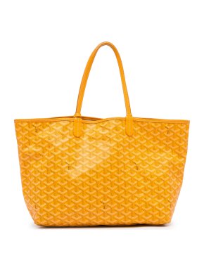 Yellow Goyardine St Louis PM Tote Bag