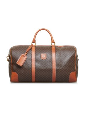 Celine Macadam Coated Canvas Travel Bag