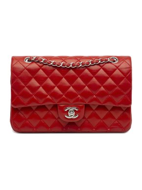 Chanel Lambskin Quilted Medium Double Flap Bag