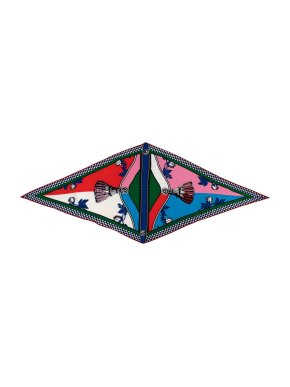 Hermes Checkerboard Printed Medium Losange Cashmere Scarf