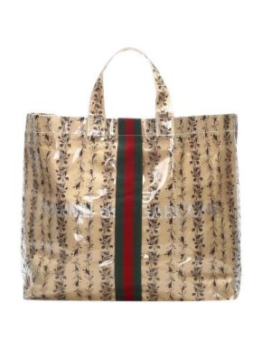 Gucci x Comme des Garcons vinyl web tote bag
