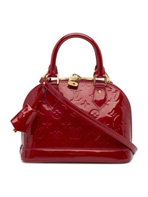Louis Vuitton Monogram Vernis Alma BB Top Handle Bag
