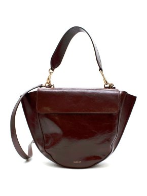 Wandler Hortensia Medium Brown Leather Tote Bag
