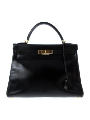 Hermes Box Calf Kelly Retourne 32 GHW