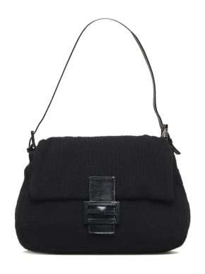 Fendi Wool Mamma Forever Baguette Bag