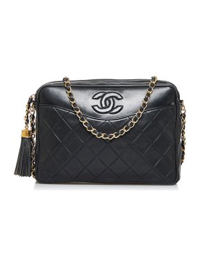 Chanel CC Quilted Tassel Camera Bag