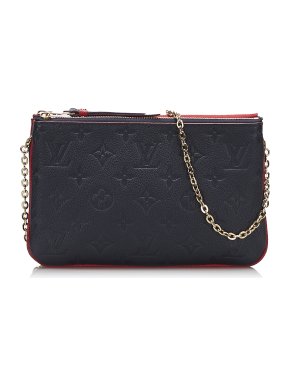 Louis Vuitton Monogram Empreinte Double Zip Pochette