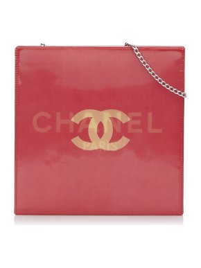 Chanel Holographic Logo Chain Shoulder Bag