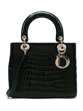 Emerald Green Limited Edition Medium Alligator Lady Dior Bag
