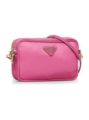 Prada Pink Tessuto Crossbody Bag