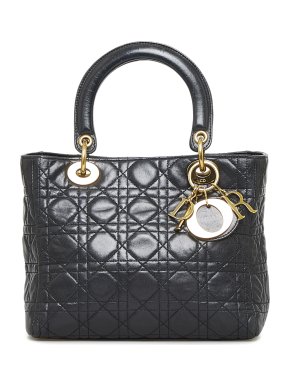 Lambskin Cannage Medium Lady Dior
