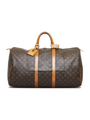 Louis Vuitton Monogram Keepall 55 Duffle Bag