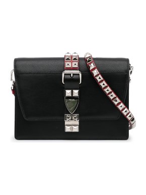 Prada City Calf Saffiano Elektra Crossbody Bag