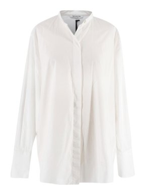 Ports 1961 White Cotton Button Up Shirt