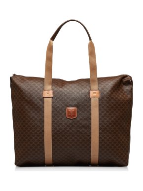 Celine Macadam Coated Canvas Tote Bag