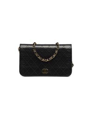 Chanel Lambskin Quilted CC Flap Crossbody Bag