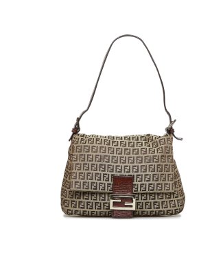 Fendi Zucchino Mamma Forever Baguette Bag
