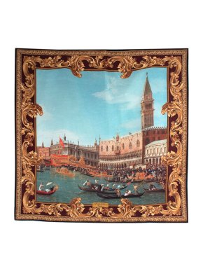 Dolce & Gabbana 'Venezia' Print Silk Scarf 90