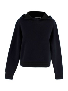 Dior Navy J'Adior 8 Cashmere Hoodie