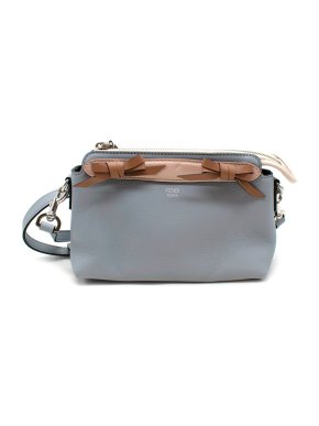 Fendi Blue Calfskin Micro By The Way Bag