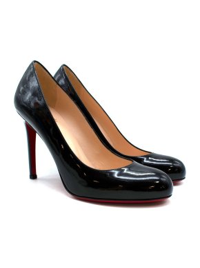 Christian Louboutin Black Patent Leather Pumps