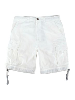 Brunello Cucinelli White Corduroy Cargo Shorts