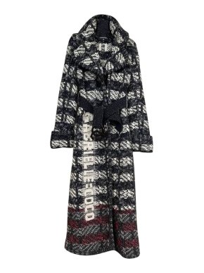 Chanel Coco Gabrielle Fantasy Tweed Chunky Knit Coat