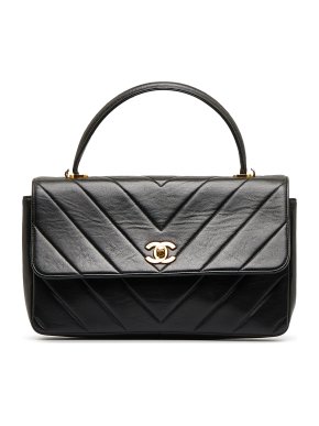 Chanel CC Chevron Flap Crossbody Bag