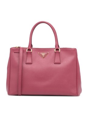 Prada Rose Pink Saffiano Galleria Bag