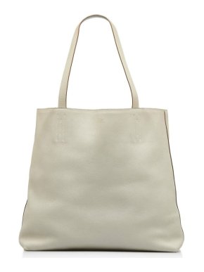 Hermes White Clemence Leather Double Sens 36