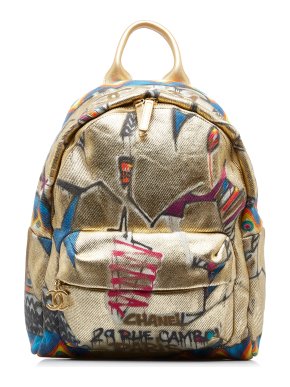 Chanel Paris New-York Street Spirit Coated Canvas Backpack