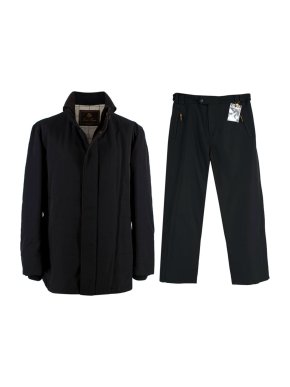 Loro Piana Black Ski Jacket & Trousers