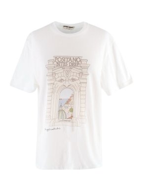 Emporio Sirenuse Angelica Hicks Positano Bites Deep Printed T-Shirt