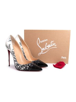 Christian Louboutin Patent Degraloubi So Kate 120 Pumps