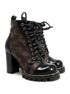 Louis Vuitton Monogram Star Trail Ankle Boots